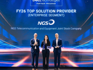 NGS VINH DỰ NHẬN GIẢI THƯỞNG “FY26 TOP SOLUTION PROVIDER (ENTERPRISE SEGMENT)” TỪ DELL TECHNOLOGIES